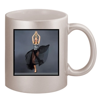 Adriana Karembeu 11oz Metallic Silver Mug