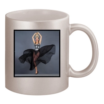 Adriana Karembeu 11oz Metallic Silver Mug