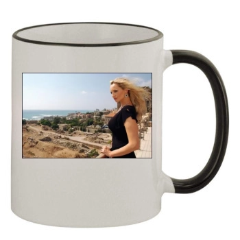 Adriana Karembeu 11oz Colored Rim & Handle Mug