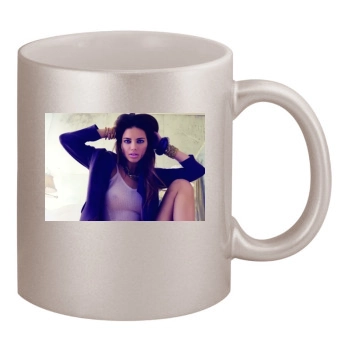 Adriana Lima 11oz Metallic Silver Mug