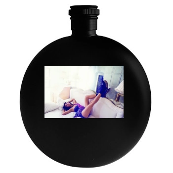 Adriana Lima Round Flask