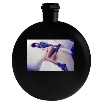 Adriana Lima Round Flask