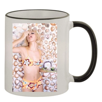 Adriana Lima 11oz Colored Rim & Handle Mug