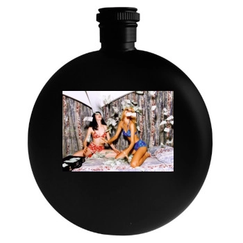 Adriana Lima Round Flask