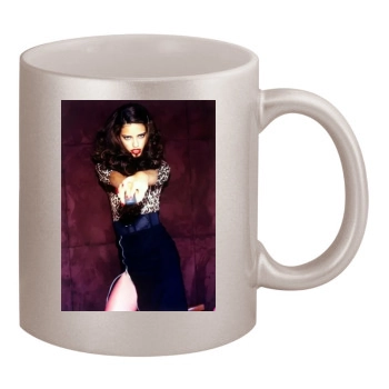 Adriana Lima 11oz Metallic Silver Mug