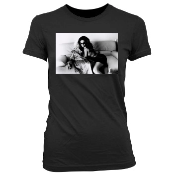 Adriana Lima Women's Junior Cut Crewneck T-Shirt