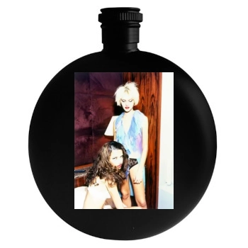 Adriana Lima Round Flask