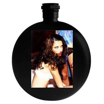 Adriana Lima Round Flask