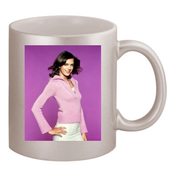 Adrianne Curry 11oz Metallic Silver Mug