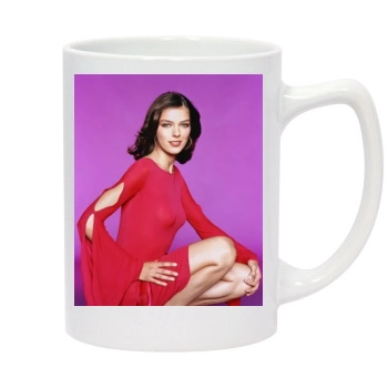 Adrianne Curry 14oz White Statesman Mug