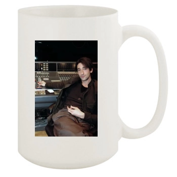 Adrien Brody 15oz White Mug