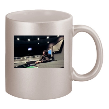 Adrien Brody 11oz Metallic Silver Mug