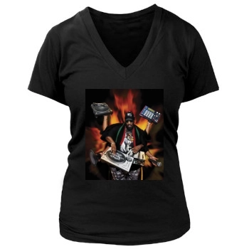 Afrika Bambaataa Women's Deep V-Neck TShirt