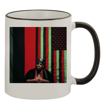 Afrika Bambaataa 11oz Colored Rim & Handle Mug