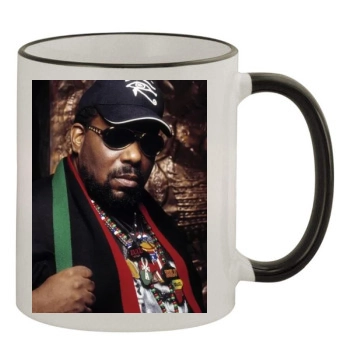 Afrika Bambaataa 11oz Colored Rim & Handle Mug