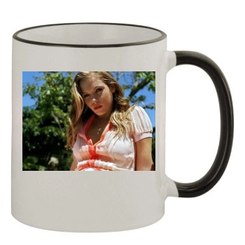 Agnes Bruckner 11oz Colored Rim & Handle Mug