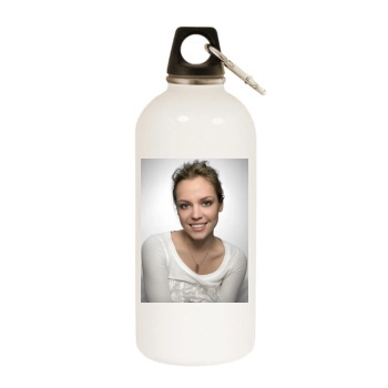 Agnes Bruckner White Water Bottle With Carabiner