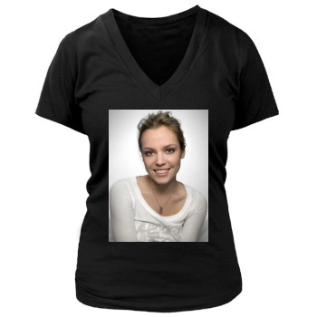 Agnes Bruckner Women's Deep V-Neck TShirt