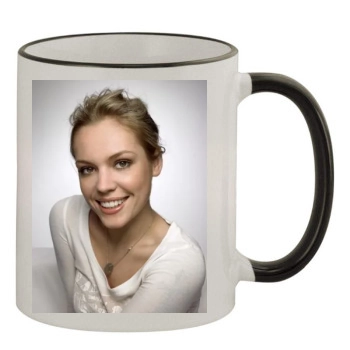 Agnes Bruckner 11oz Colored Rim & Handle Mug