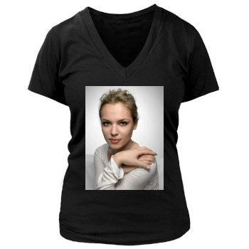 Agnes Bruckner Women's Deep V-Neck TShirt