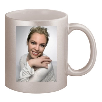 Agnes Bruckner 11oz Metallic Silver Mug