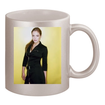 Agnes Bruckner 11oz Metallic Silver Mug