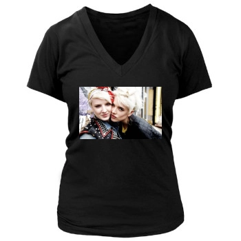 Agyness Deyn Women's Deep V-Neck TShirt