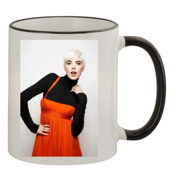 Agyness Deyn 11oz Colored Rim & Handle Mug