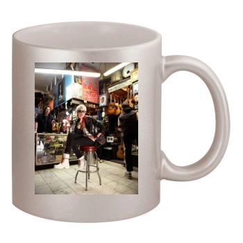 Agyness Deyn 11oz Metallic Silver Mug