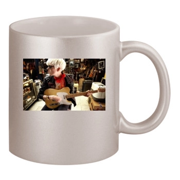 Agyness Deyn 11oz Metallic Silver Mug