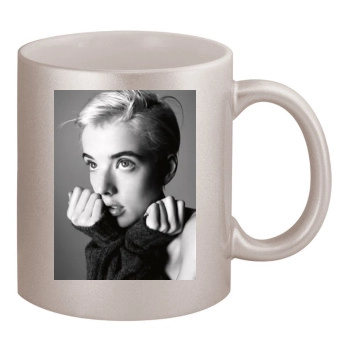 Agyness Deyn 11oz Metallic Silver Mug