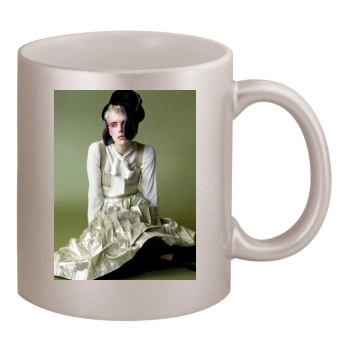 Agyness Deyn 11oz Metallic Silver Mug