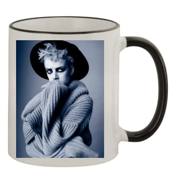 Agyness Deyn 11oz Colored Rim & Handle Mug