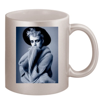 Agyness Deyn 11oz Metallic Silver Mug