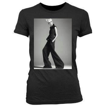 Agyness Deyn Women's Junior Cut Crewneck T-Shirt