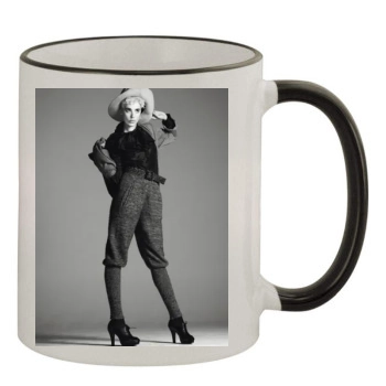 Agyness Deyn 11oz Colored Rim & Handle Mug