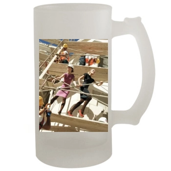 Agyness Deyn 16oz Frosted Beer Stein