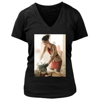 Agyness Deyn Women's Deep V-Neck TShirt