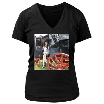 Aishwarya Rai Women's Deep V-Neck TShirt