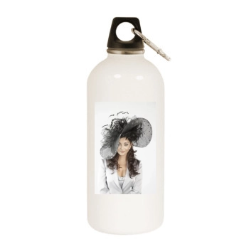 Aishwarya Rai White Water Bottle With Carabiner