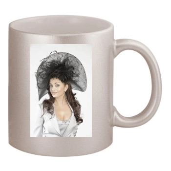 Aishwarya Rai 11oz Metallic Silver Mug