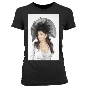 Aishwarya Rai Women's Junior Cut Crewneck T-Shirt