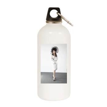 Aishwarya Rai White Water Bottle With Carabiner