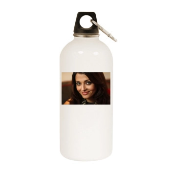 Aishwarya Rai White Water Bottle With Carabiner