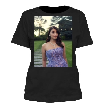 Aishwarya Rai Women's Cut T-Shirt