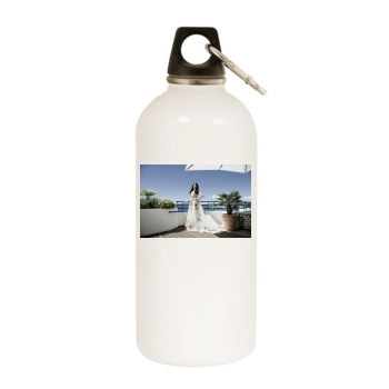 Aishwarya Rai White Water Bottle With Carabiner