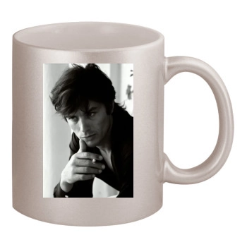 Alain Delon 11oz Metallic Silver Mug