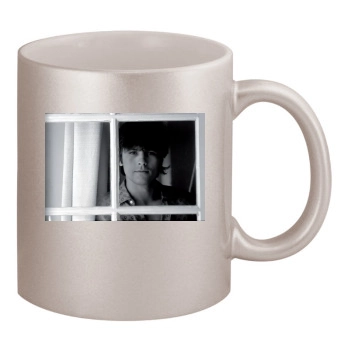 Alain Delon 11oz Metallic Silver Mug