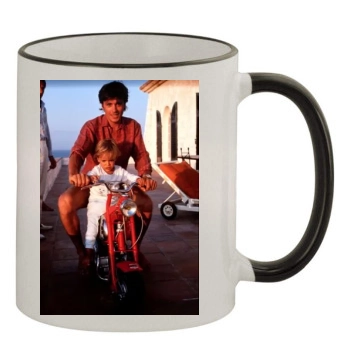 Alain Delon 11oz Colored Rim & Handle Mug