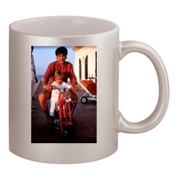 Alain Delon 11oz Metallic Silver Mug